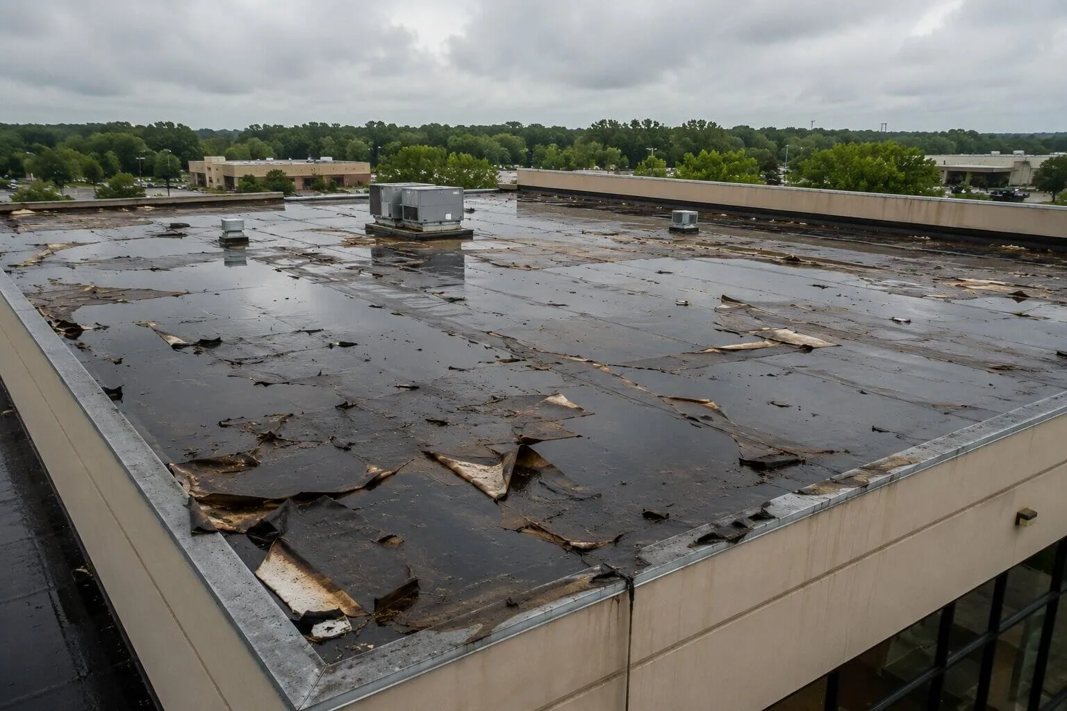 Wind Damage Roof Repair in Hollywood, FL