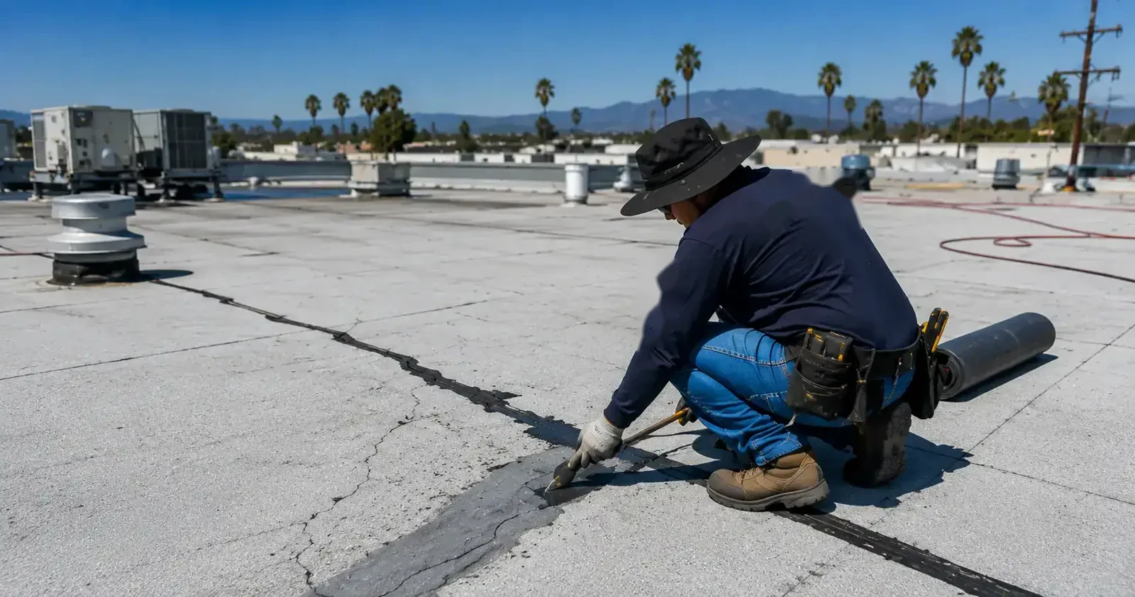 commercial roof leak repair