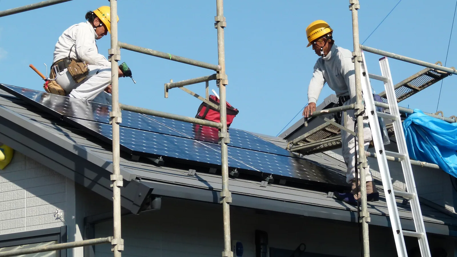 Occupied building reroofing