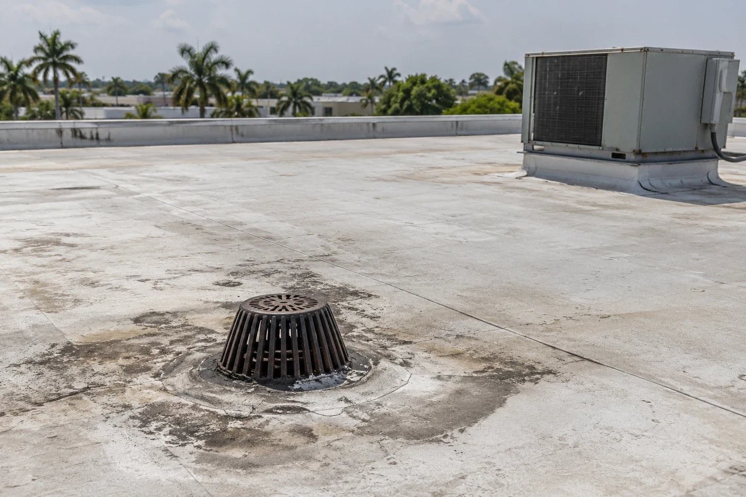 roof drain and scupper